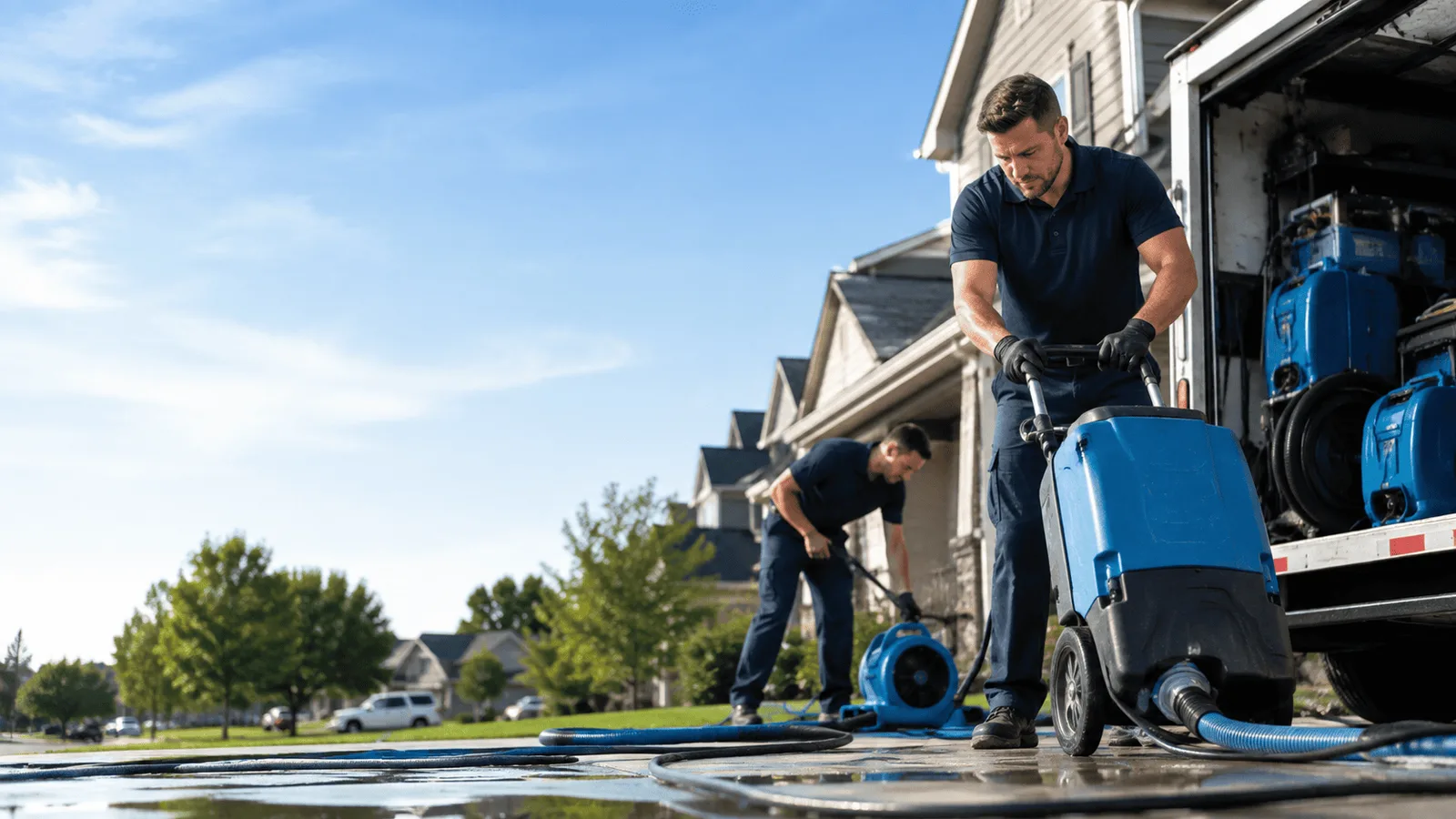 Flood Damage Cleanup being performed in Gaylord, MN
